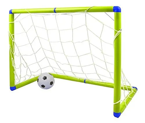 Childrens Junior Kids Football Goal Soccer Set With Ball Net & Pump 120cm x 80cm Royalcart