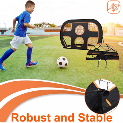 Kids Football Goal Pop Up Football Goal Net Football Training Net Outdoor Sports Royalcart