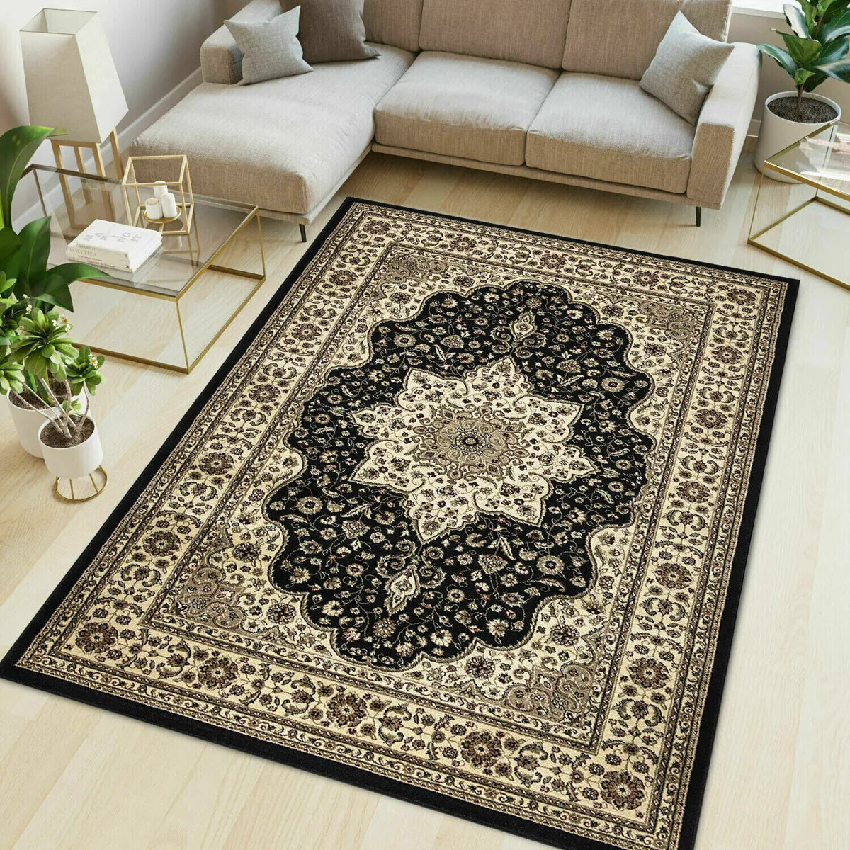 Luxury Non Slip Large Traditional Rugs Bedroom Living Room Rug Hallway Runner Royalcart