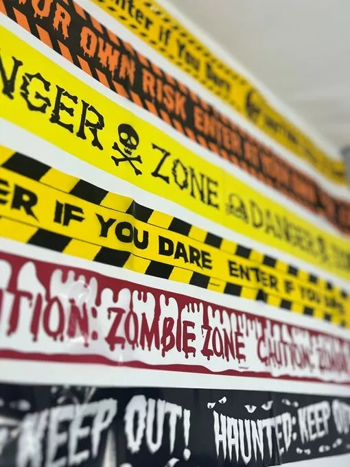 9m Halloween Warning Tape Banner Haunted House Party Decoration Royalcart