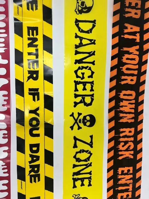 9m Halloween Warning Tape Banner Haunted House Party Decoration Royalcart