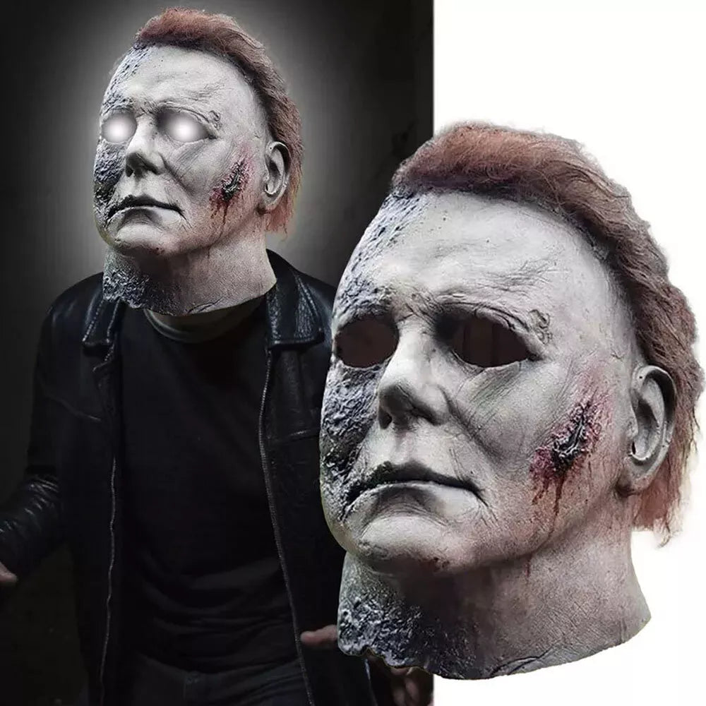 Michael Myers Mask Full Latex Halloween Horror Fancy Dress Costume Killer Scary Royalcart