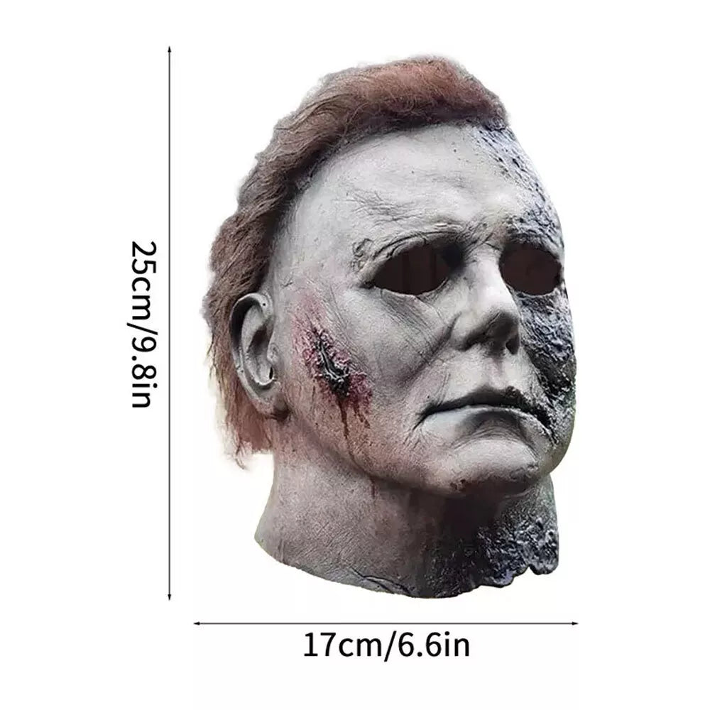 Michael Myers Mask Full Latex Halloween Horror Fancy Dress Costume Killer Scary Royalcart