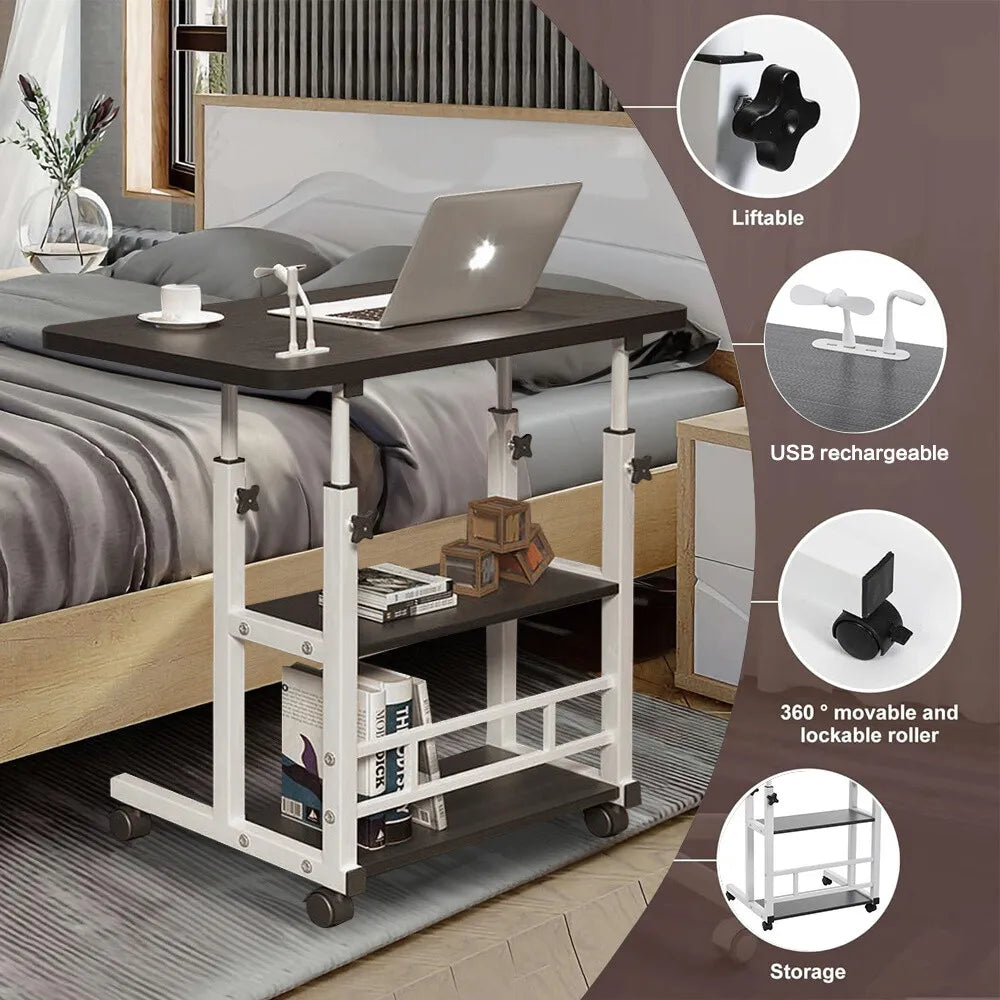 3 Tier Adjustable Laptop Computer Desk Royalcart