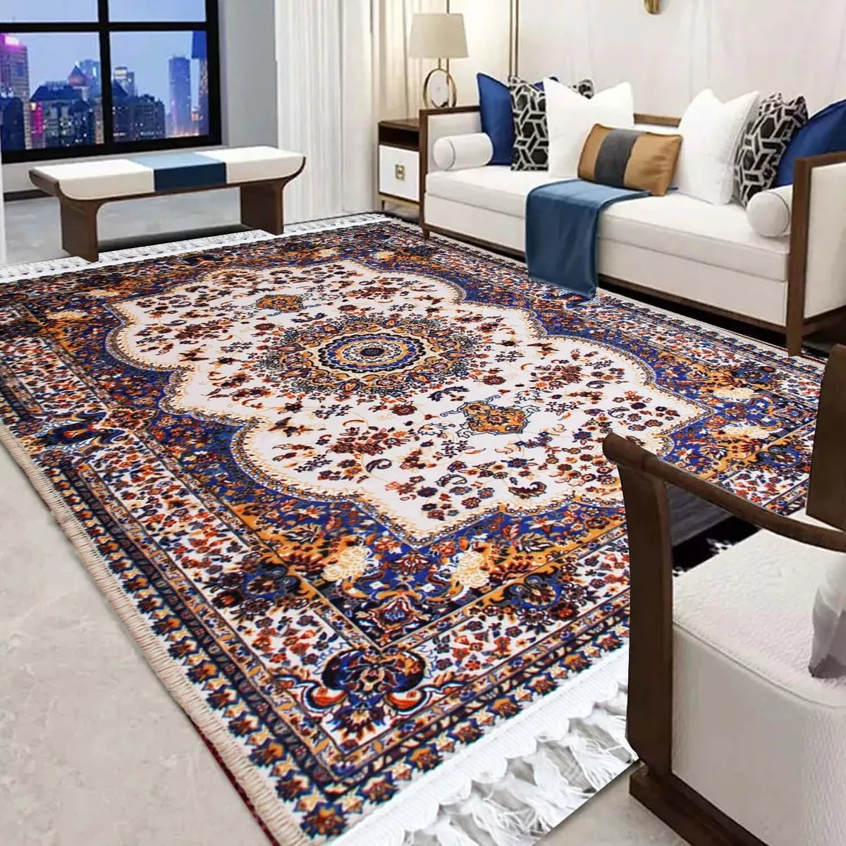 Non Slip Large Traditional Rugs Living Room Bedroom Carpet Hallway Runner Rug Royalcart