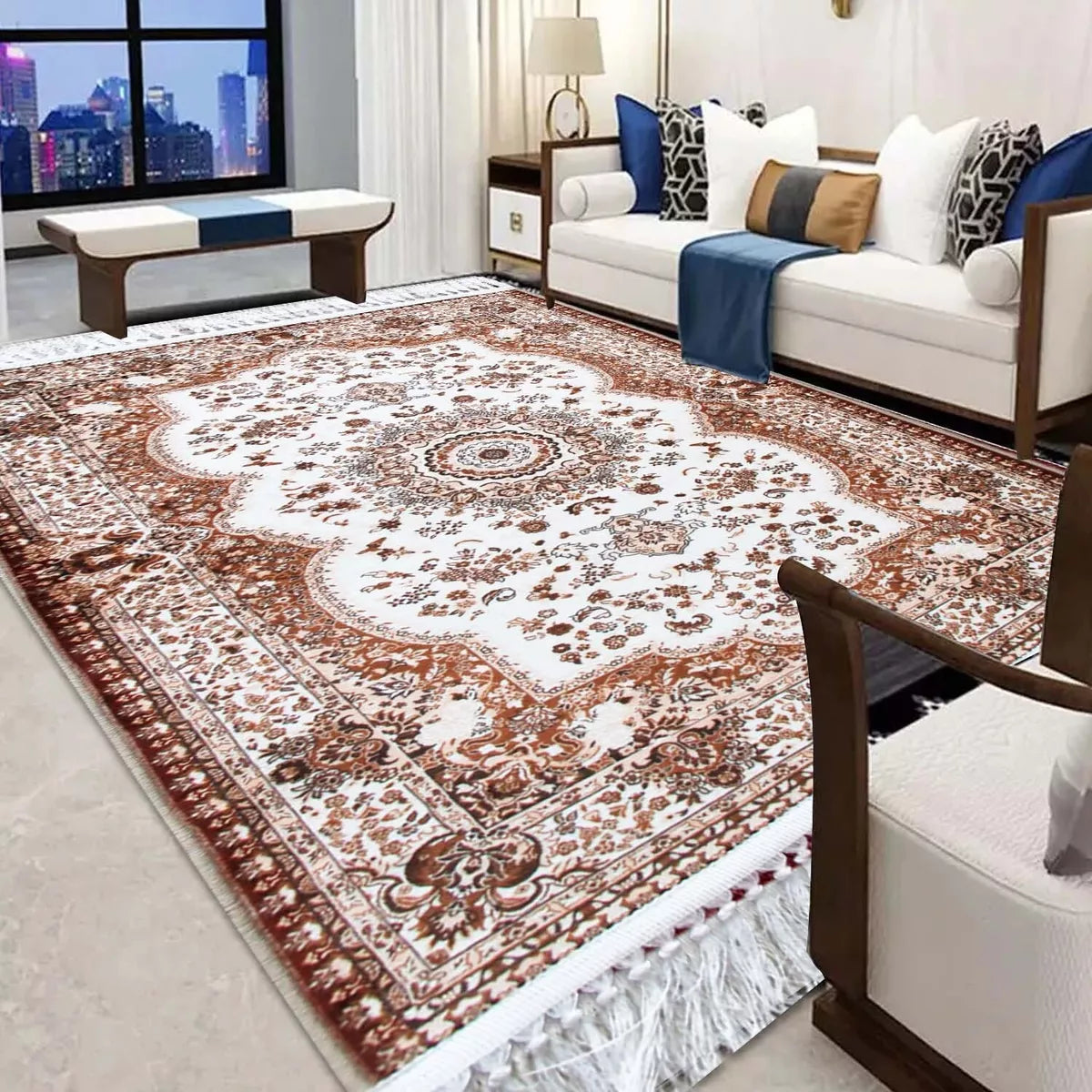 Non Slip Large Traditional Rugs Living Room Bedroom Carpet Hallway Runner Rug Royalcart