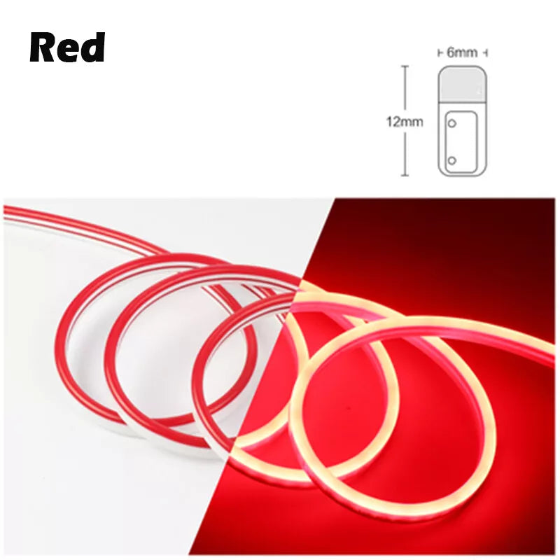 LED Strip Lights Flexible Neon Flex Rope Lights Waterproof Outdoor Lighting 12V Royalcart