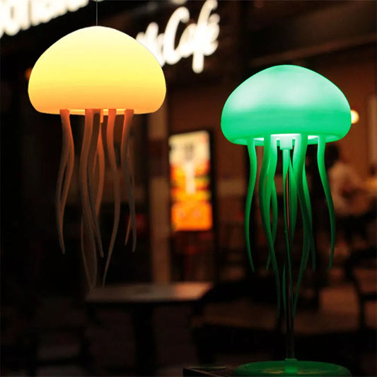 Jellyfish Hanging Light Voice Control Night Lights Cute Bedside Atmosphere Lamp Royalcart