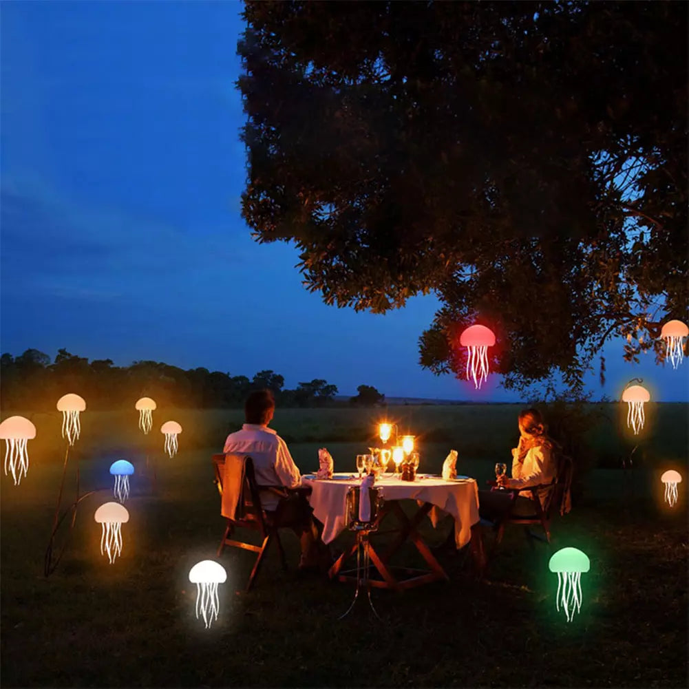 Jellyfish Hanging Light Voice Control Night Lights Cute Bedside Atmosphere Lamp Royalcart