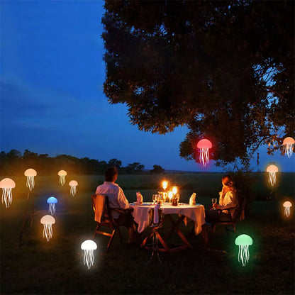 Jellyfish Hanging Light Voice Control Night Lights Cute Bedside Atmosphere Lamp Royalcart