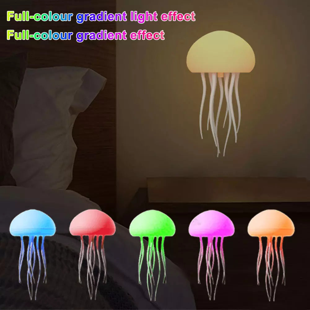 Jellyfish Hanging Light Voice Control Night Lights Cute Bedside Atmosphere Lamp Royalcart