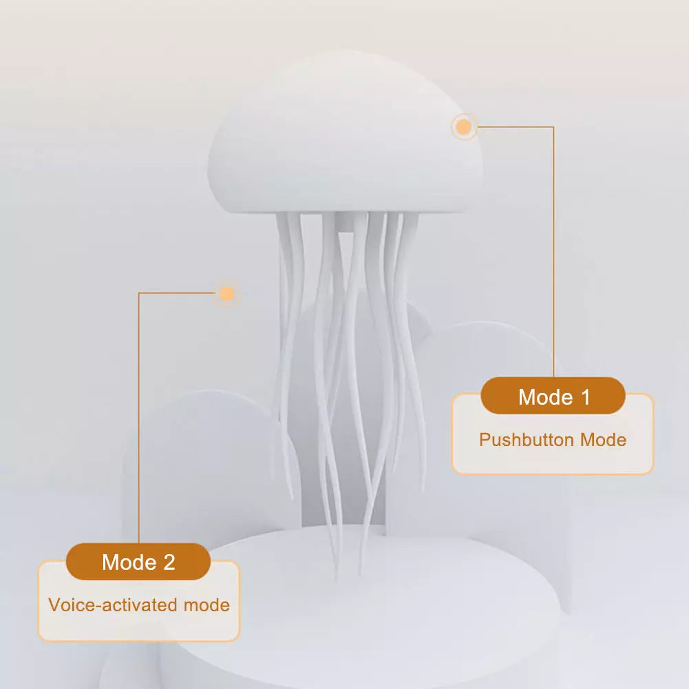 Jellyfish Hanging Light Voice Control Night Lights Cute Bedside Atmosphere Lamp Royalcart