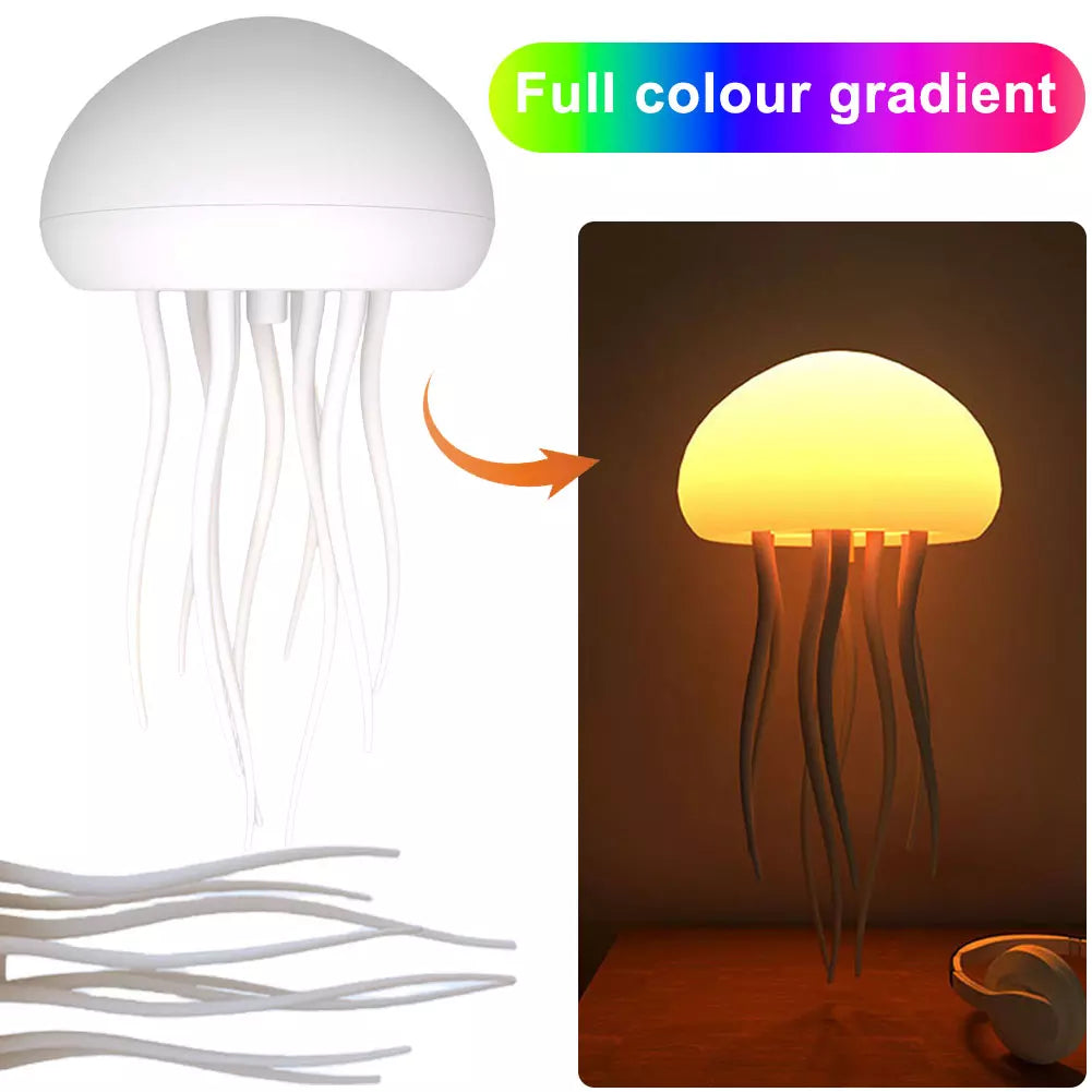 Jellyfish Hanging Light Voice Control Night Lights Cute Bedside Atmosphere Lamp Royalcart