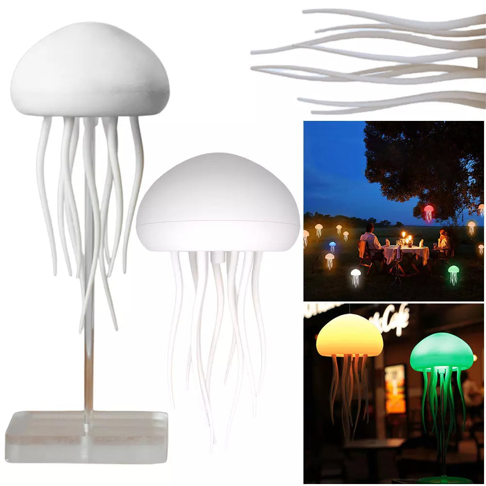 Jellyfish Hanging Light Voice Control Night Lights Cute Bedside Atmosphere Lamp Royalcart