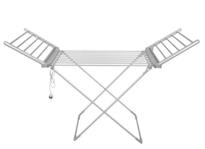 Electric Heated Clothes Dryer Indoor Foldable Drying Horse Rack 230W Royalcart