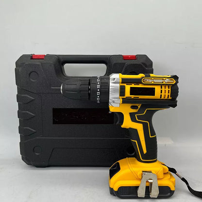 2 Battery 21V Cordless Drill Combi Driver High Power Electric Screwdriver Set UK Royalcart