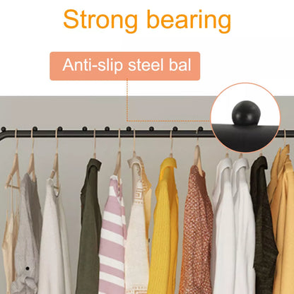 Heavy Duty Metal Single Rail Clothes Garment Hanging Rack Shelf Display Stand Royalcart