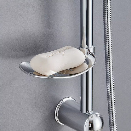 Shower Kit Twin Head 2 Mixer Shower Heads Rail Hose Riser Square Bathroom Set Royalcart