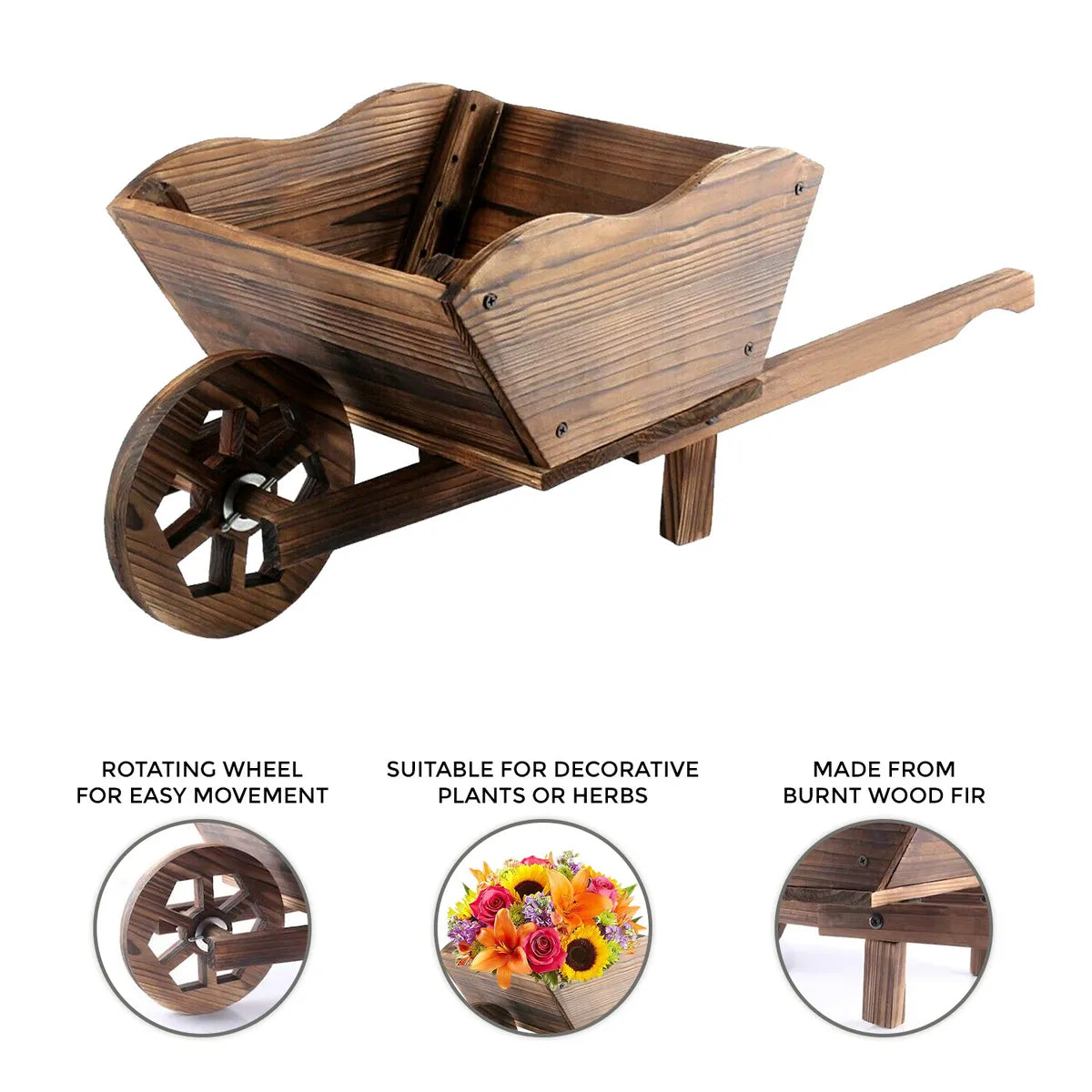 Wooden Wheelbarrow Royalcart