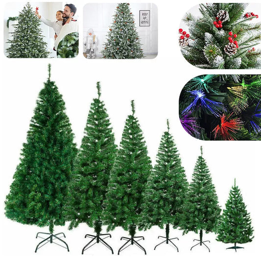 Christmas Tree with Stand Bushy Artificial Xmas Tree Home Decor 3ft 4ft 5ft 6ft 7ft Royalcart
