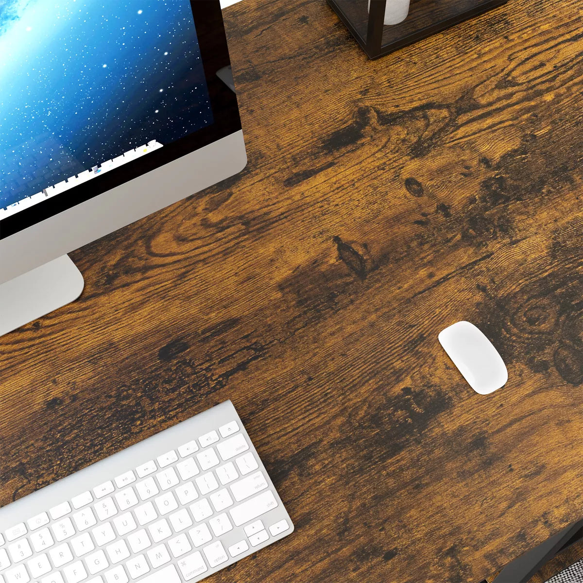 Home Office Desk Computer Desk Writing PC Laptop Workstation Study Table Shelves Royalcart