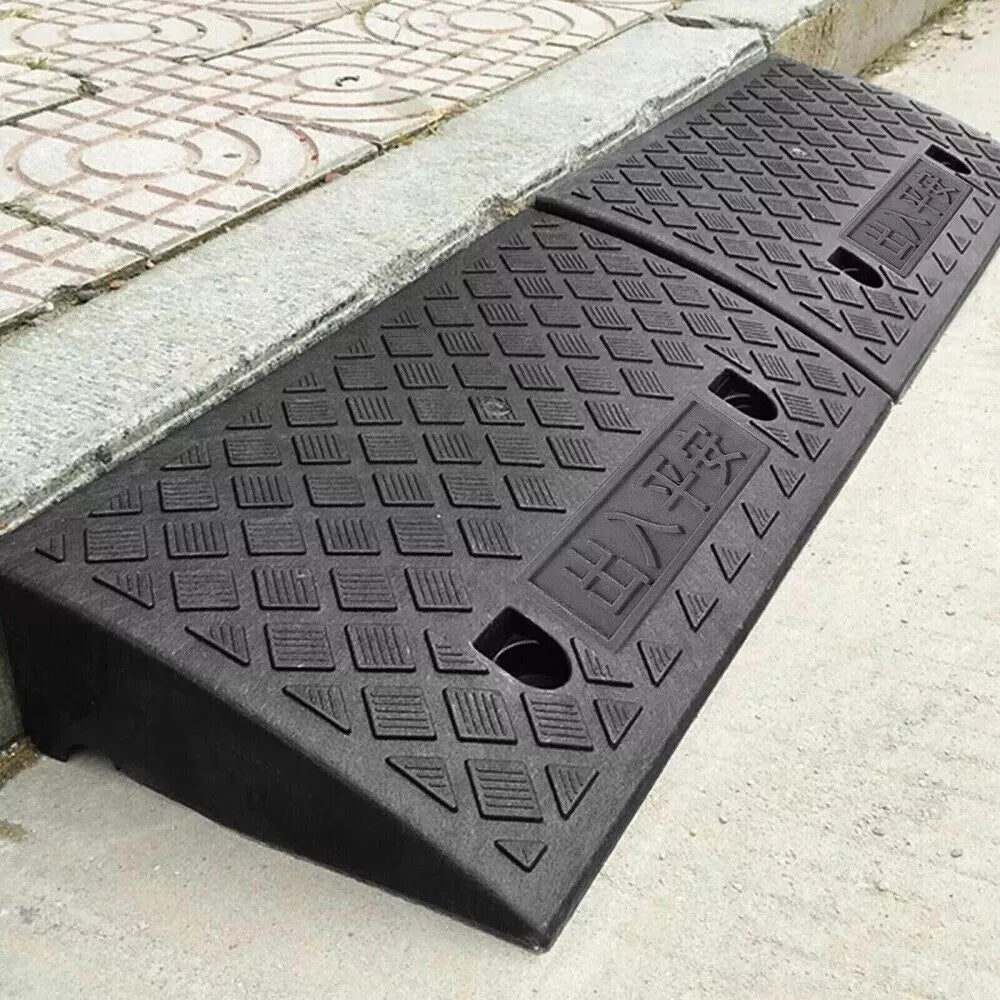 2Pcs Heavy Duty Kerb Door Ramps Wheelchair Mobility Scooter Portable Access Ramp Royalcart