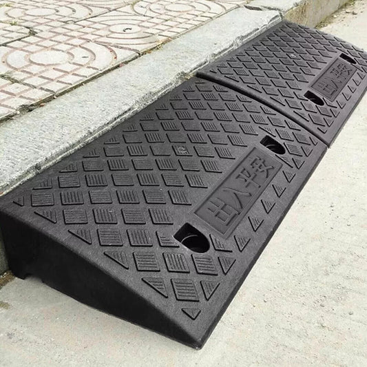 2Pcs Heavy Duty Kerb Door Ramps Wheelchair Mobility Scooter Portable Access Ramp Royalcart