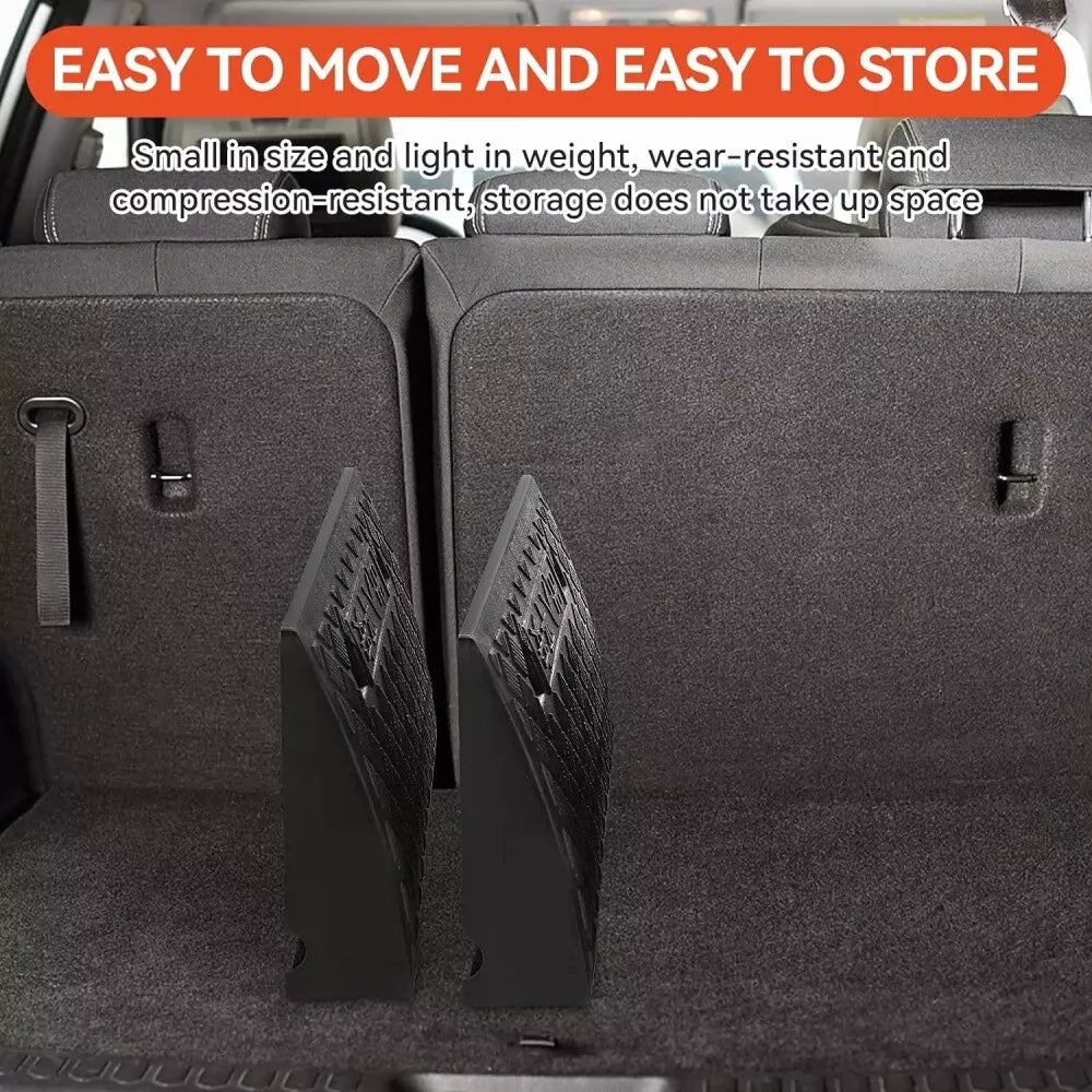 2Pcs Heavy Duty Kerb Door Ramps Wheelchair Mobility Scooter Portable Access Ramp Royalcart