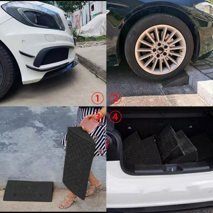 2Pcs Heavy Duty Kerb Door Ramps Wheelchair Mobility Scooter Portable Access Ramp Royalcart