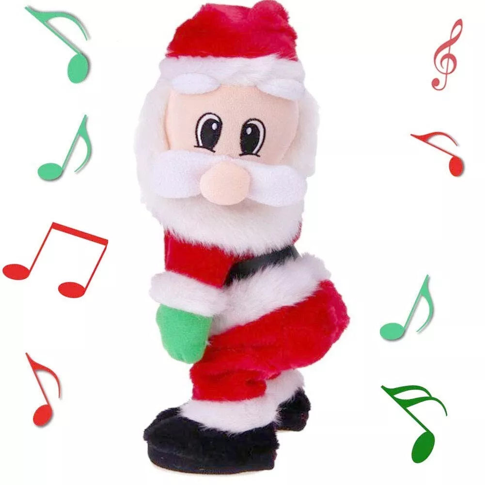 Hip Dancing Twerking Santa Claus Christmas Musical Electrical Singing Toy Gift Royalcart