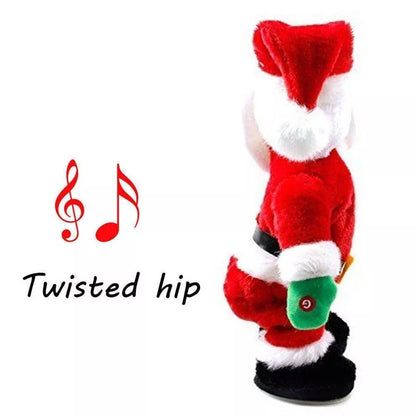 Hip Dancing Twerking Santa Claus Christmas Musical Electrical Singing Toy Gift Royalcart