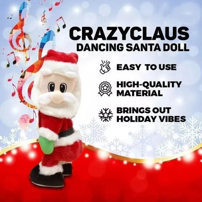 Hip Dancing Twerking Santa Claus Christmas Musical Electrical Singing Toy Gift Royalcart
