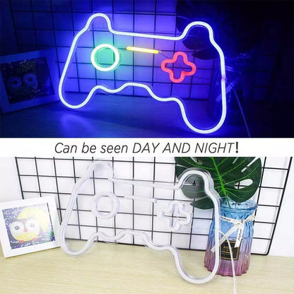 Game Neon Sign LED Wall Light Night Light Hanging Sign Room Decor Neon Light Royalcart
