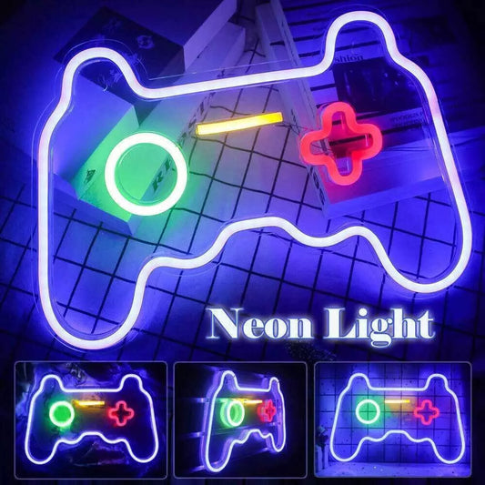 Game Neon Sign LED Wall Light Night Light Hanging Sign Room Decor Neon Light Royalcart