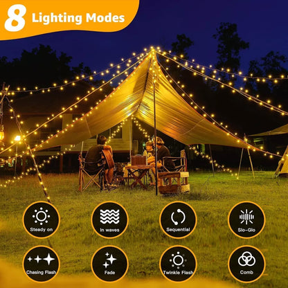 Fairy String Lights 10-50m Mains Plug In Christmas Tree Indoor & Outdoor Remote Royalcart