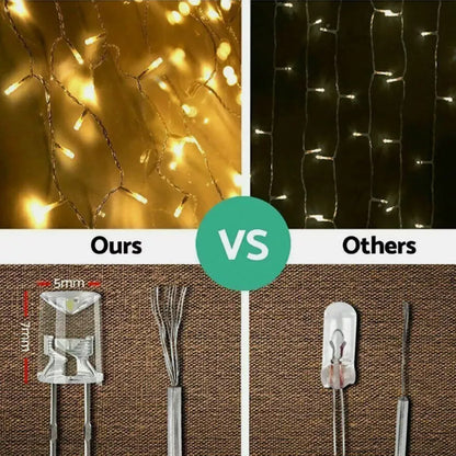 Fairy String Lights 10-50m Mains Plug In Christmas Tree Indoor & Outdoor Remote Royalcart