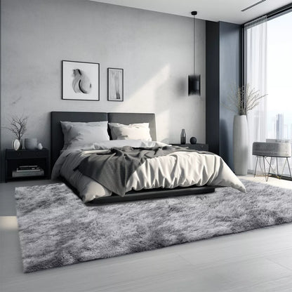 80x150cm Fluffy Rugs Anti-Slip Large Shaggy Rug Super Soft Mat Living Room Bedroom Carpet