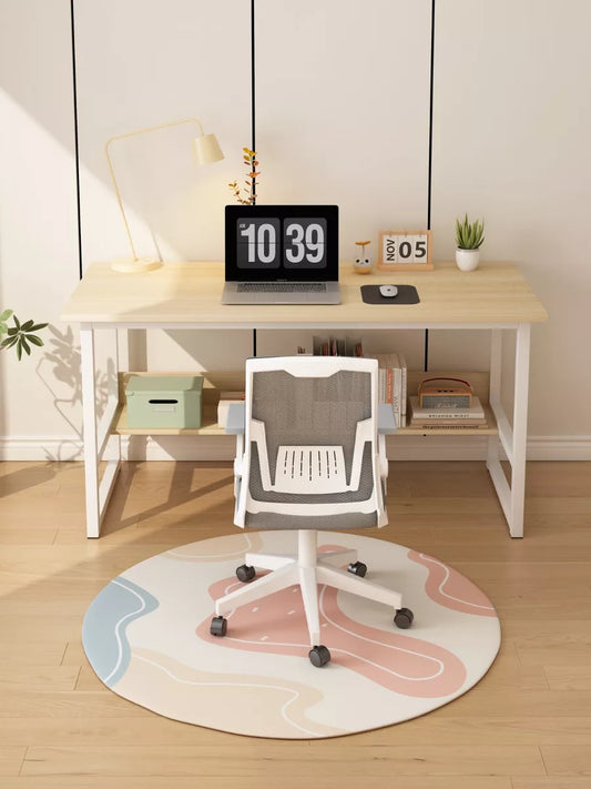Home Office Desk Computer Desk with Shelf Desk Home Office Workstation 100cm