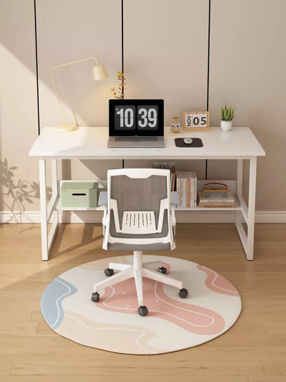 Home Office Desk Computer Desk with Shelf Desk Home Office Workstation 100cm