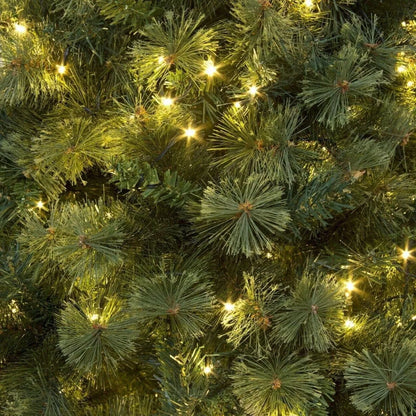 4/5/6ft Green Christmas Tree Slim Pencil Artificial Pre Lit LED XMAS Home Decoration