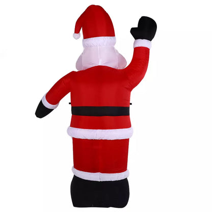 8FT Christmas LED Light Up Inflatable Santa Claus Outdoor Yard Xmas Decorations