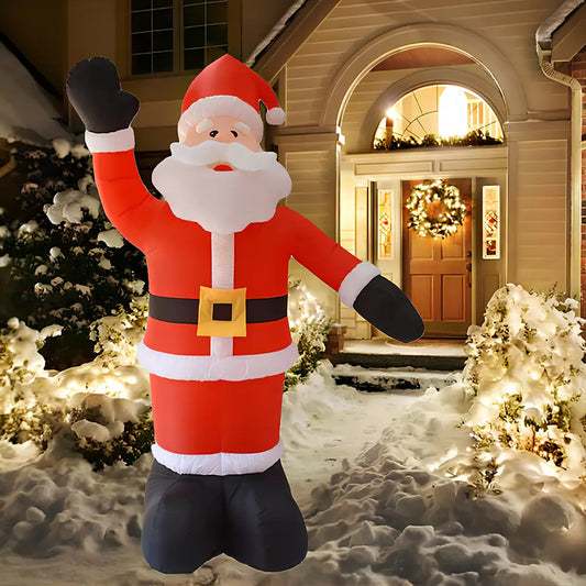 8FT Christmas LED Light Up Inflatable Santa Claus Outdoor Yard Xmas Decorations