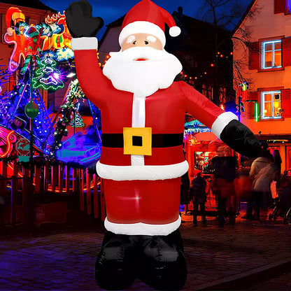 8FT Christmas LED Light Up Inflatable Santa Claus Outdoor Yard Xmas Decorations