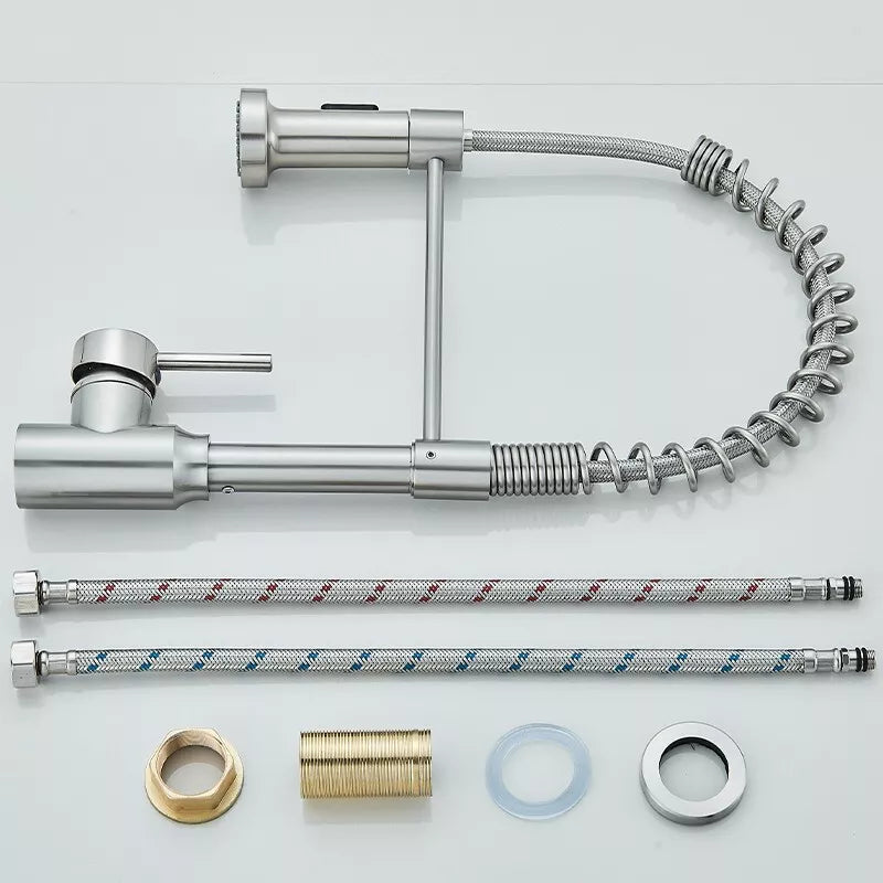 360° Swivel Pull Down Kitchen Tap, Kitchen Sink Mixer Tap