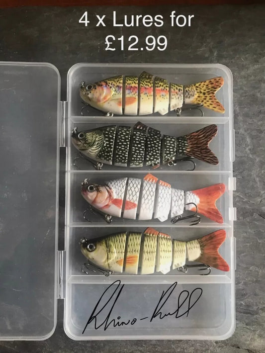 Fishing lures Multi Jointed Realistic Pike Predator Spinner Swimming Lure