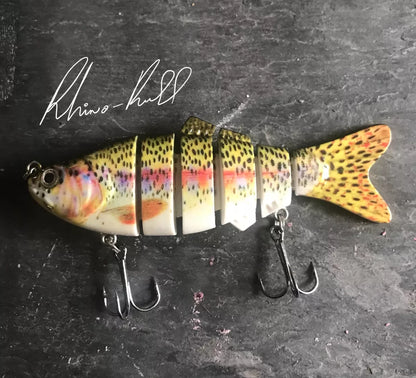 Fishing lures Multi Jointed Realistic Pike Predator Spinner Swimming Lure