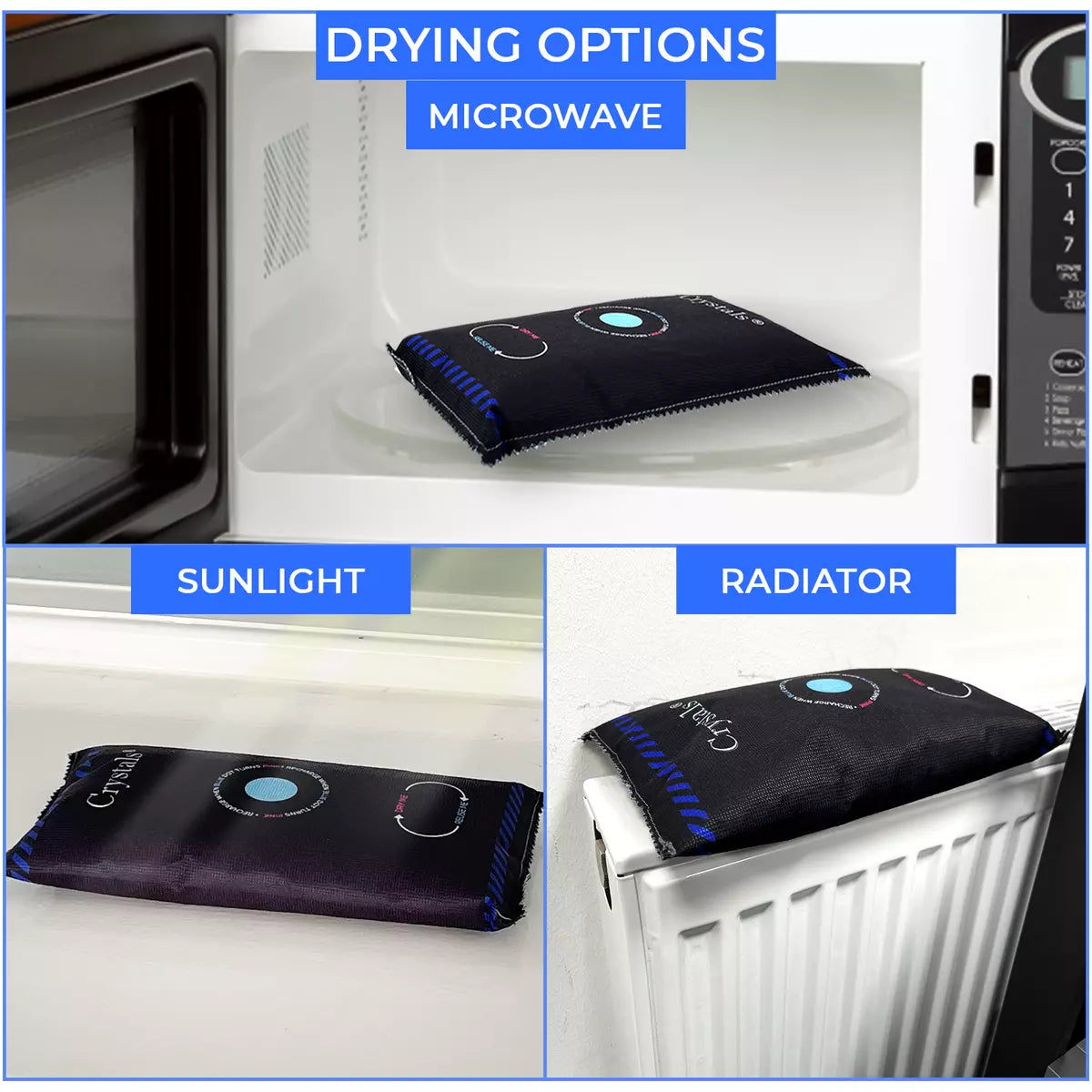 1kg Car Home Dehumidifier Large Dry Bag Moisture Killer Absorber Pad Reusable