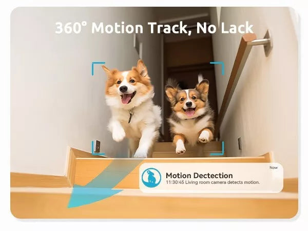 2K Indoor Security Camera Pet Baby Child Monitor CCTV Night Vision FHD