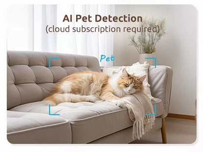 2K Indoor Security Camera Pet Baby Child Monitor CCTV Night Vision FHD