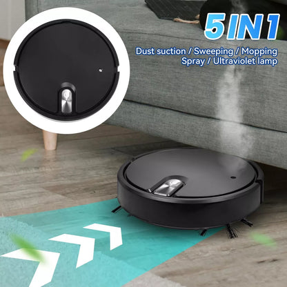 Rechargeable Smart Sweeping Robot Vacuum Cleaner Automatic Floor Mop Sweeper UK